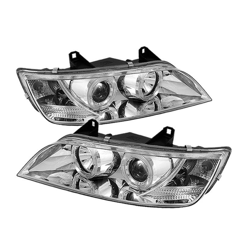 Spyder BMW Z3 96-02 Projector Headlights LED Halo Chrome High H1 Low H1 PRO-YD-BMWZ396-HL-C - Mammoth Racing -