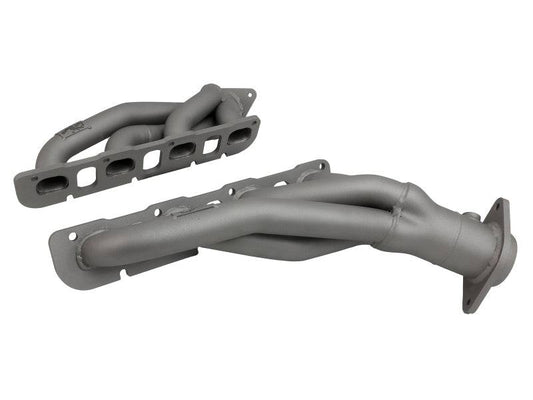 aFe Twisted Steel 304SS Short Header 15-22  Dodge Challenger SC V8-6.2L / 6.4L HEMI Titanium Coating - My Store