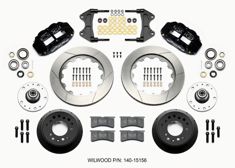 Wilwood Narrow Superlite 6R Front Hub Kit 14.00in WWE ProSpindle (5x4.75in 5x5.00in Hub) - My Store