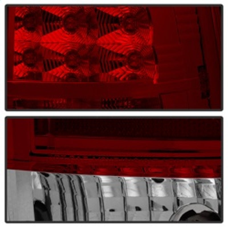 Spyder Chevy Avalanche 07-13 LED Tail Lights Red Clear ALT-YD-CAV07-LED-RC - Mammoth Racing -