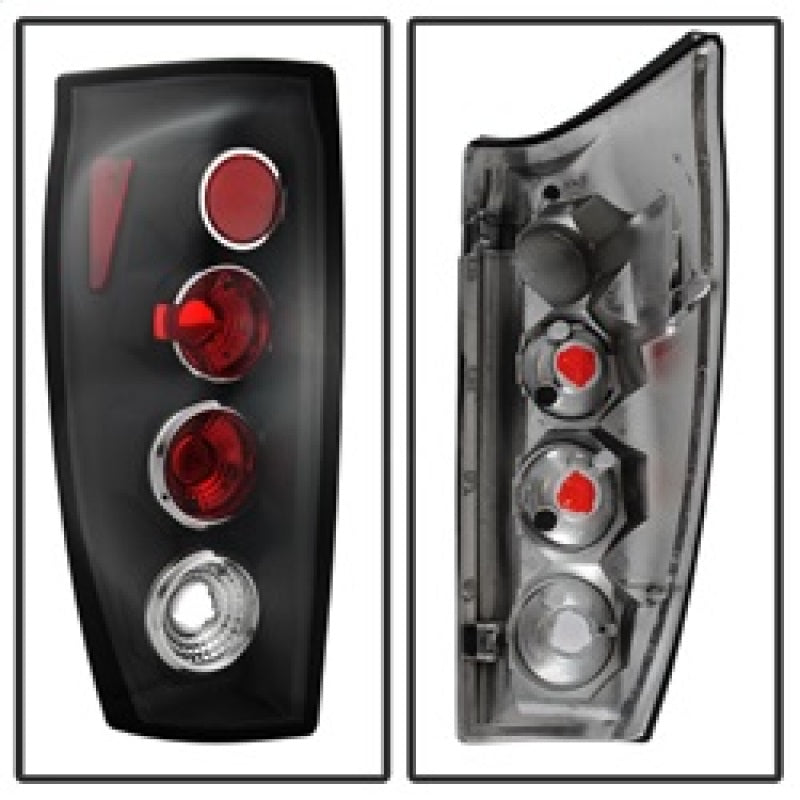 Spyder Chevy Avalanche 02-06 Euro Style Tail Lights Black ALT-YD-CAV04-BK - Mammoth Racing -
