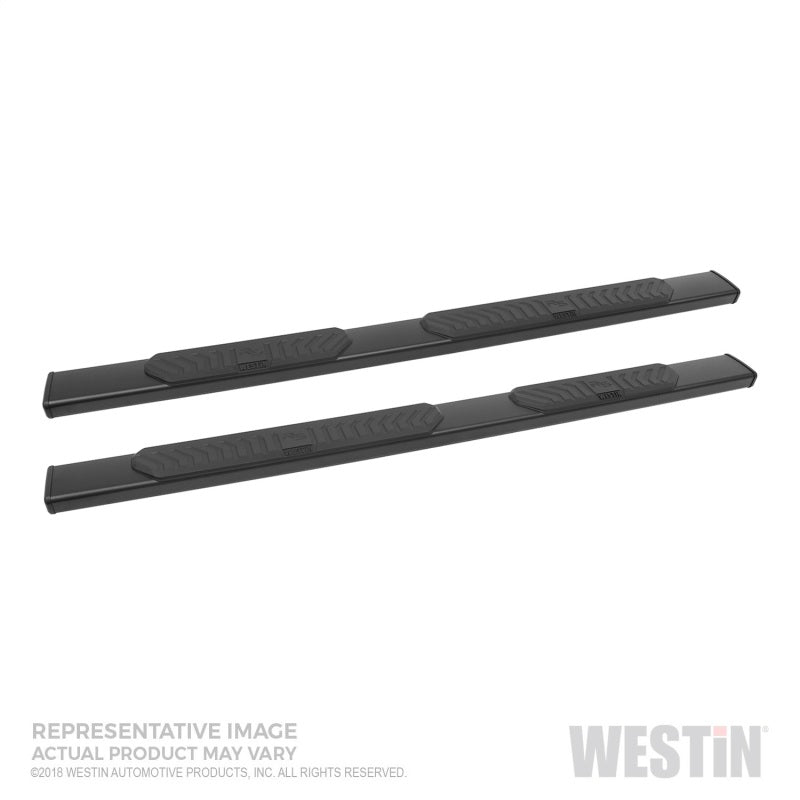 Westin 2019 Chevrolet Silverado/Sierra 1500 Crew Cab R5 Nerf Step Bars - Black - Mammoth Racing -