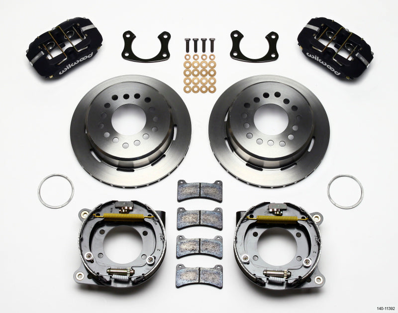 Wilwood Dynapro Low-Profile 11.00in P-Brake Kit New Big Ford 2.50in Off Staggerd Mount - Mammoth Racing -