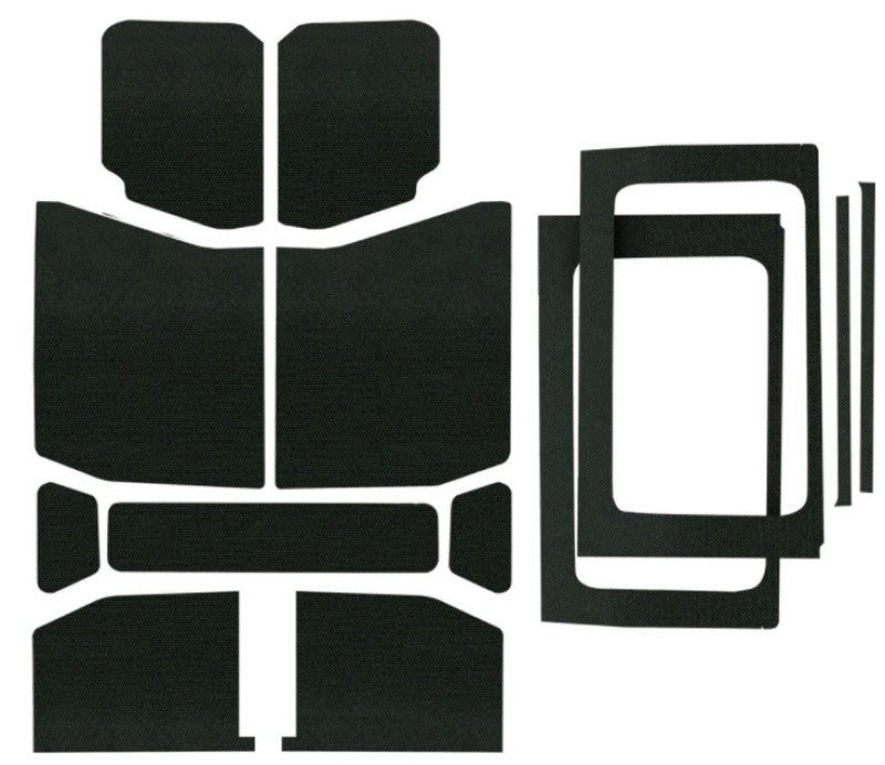 DEI 2018-Up Jeep Wrangler JL 4-Door Headliner Complete Kit 13-pc - Black - Mammoth Racing -