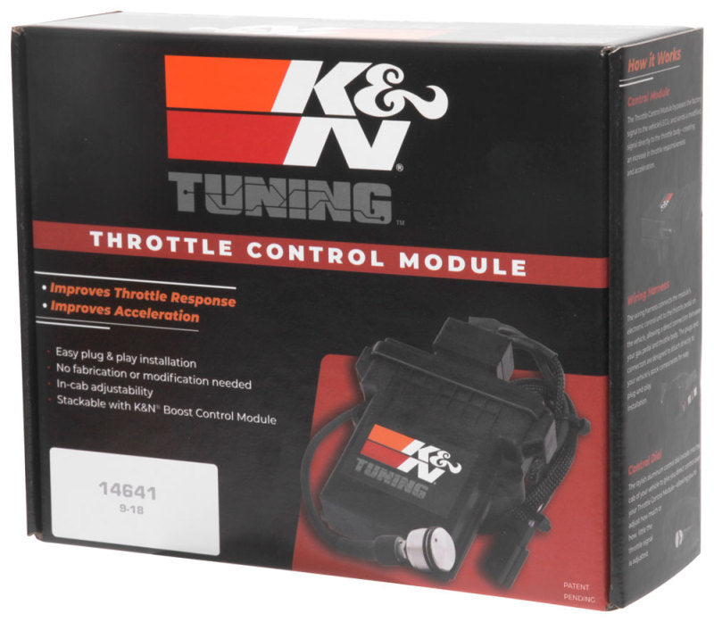K&N 2018 Jeep Wrangler JL V6-3.6l F/I Throttle Control Module - Mammoth Racing -