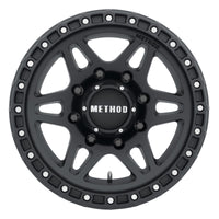 Method Mr312 18x9 +18mm Offset 8x180 130.81mm CB Matte Black Wheel - Mammoth Racing -