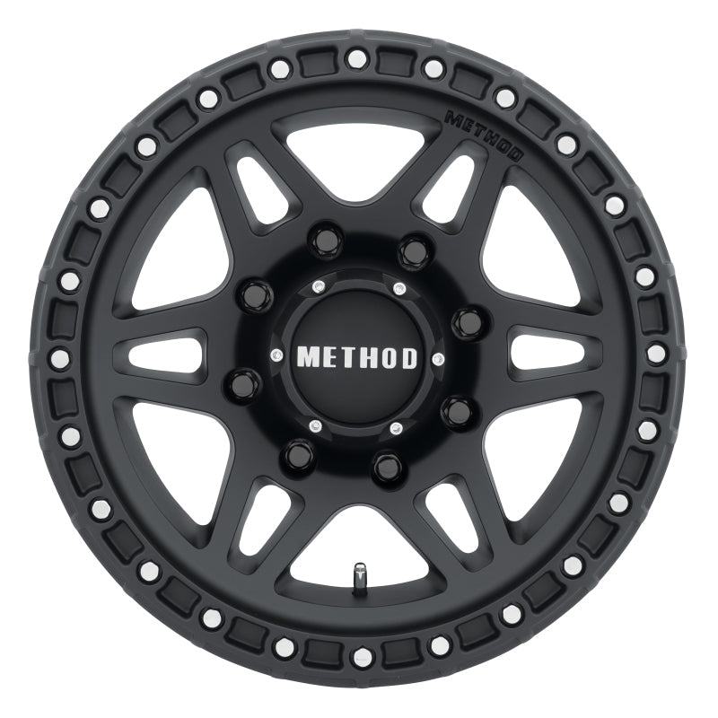 Method Mr312 18x9 +18mm Offset 8x170 130.81mm CB Matte Black Wheel - Mammoth Racing -