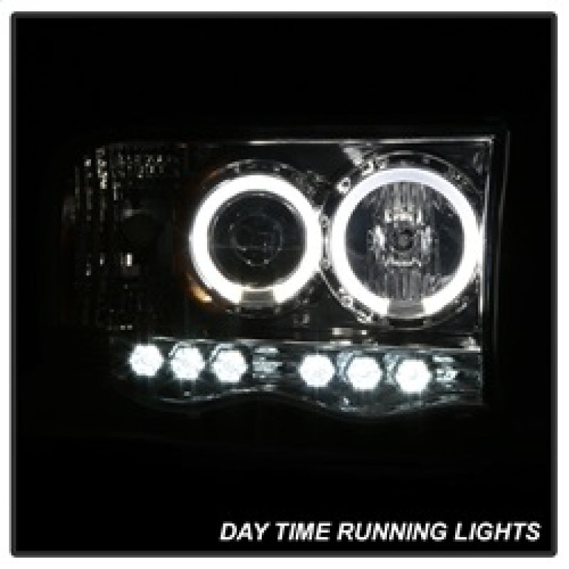 Spyder Dodge Ram 1500 02-05/Ram 2500 03-05 Projector Headlights LED Halo LED Chrm PRO-YD-DR02-HL-C - Mammoth Racing -