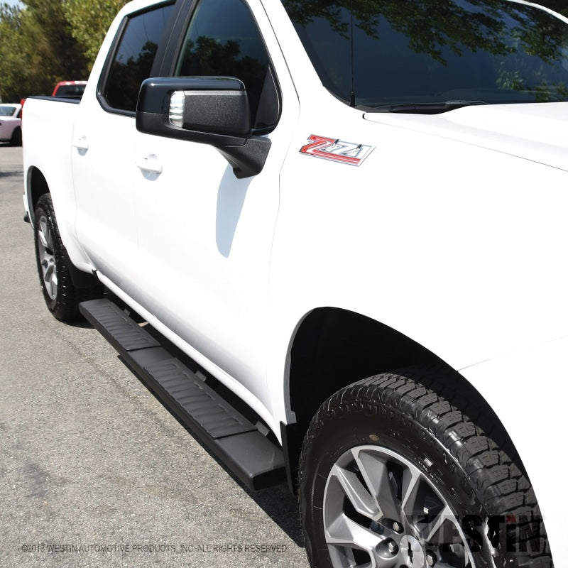 Westin 2019 Chevrolet Silverado/Sierra 1500 Crew Cab R7 Nerf Step Bars - Black - Mammoth Racing -