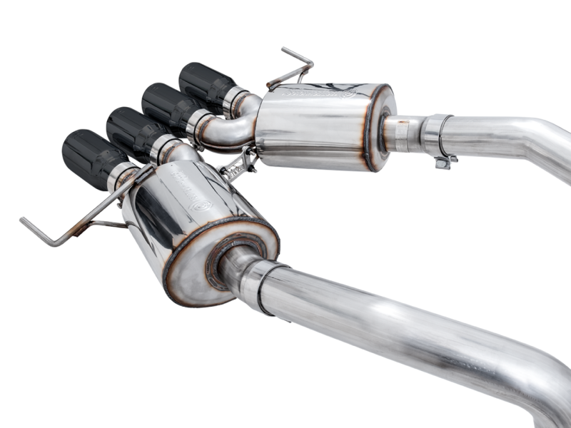AWE Tuning 14-19 Chevy Corvette C7 Z06/ZR1 Touring Edition Axle-Back Exhaust w/Black Tips - Mammoth Racing -