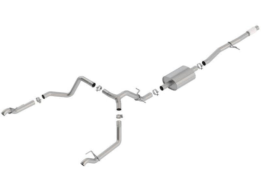 Borla 2019 Chevy Silverado 1500 5.3L V8 CC SB 147.4in WB S-Type Cat-Back (Use Fact Fascia Tips) - Mammoth Racing -