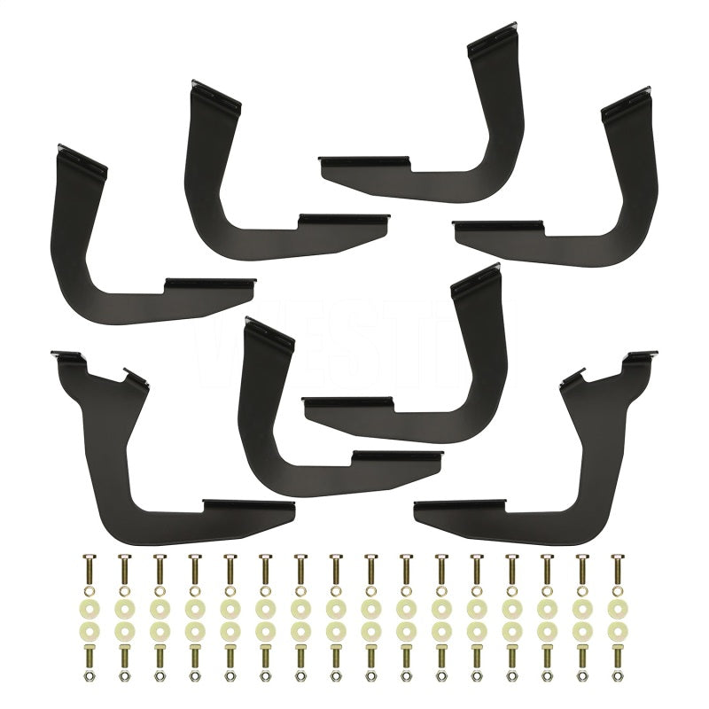 Westin 22-23 Toyota Tundra CrewMax Running Board Mount Kit - Black - Mammoth Racing -