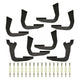 Westin 22-23 Toyota Tundra CrewMax Running Board Mount Kit - Black - Mammoth Racing -