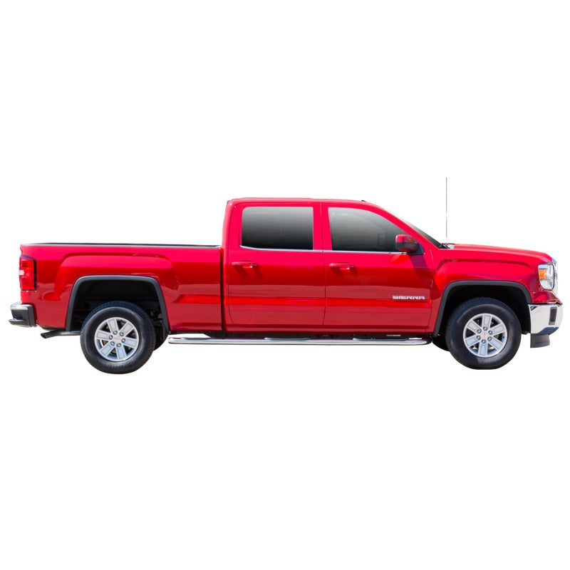 Westin 2014-2018 Chevy Silverado 1500 Crew Cab (6.5 ft bed) Platinum 4 Oval WTW Nerf Step Bars - SS - Mammoth Racing -