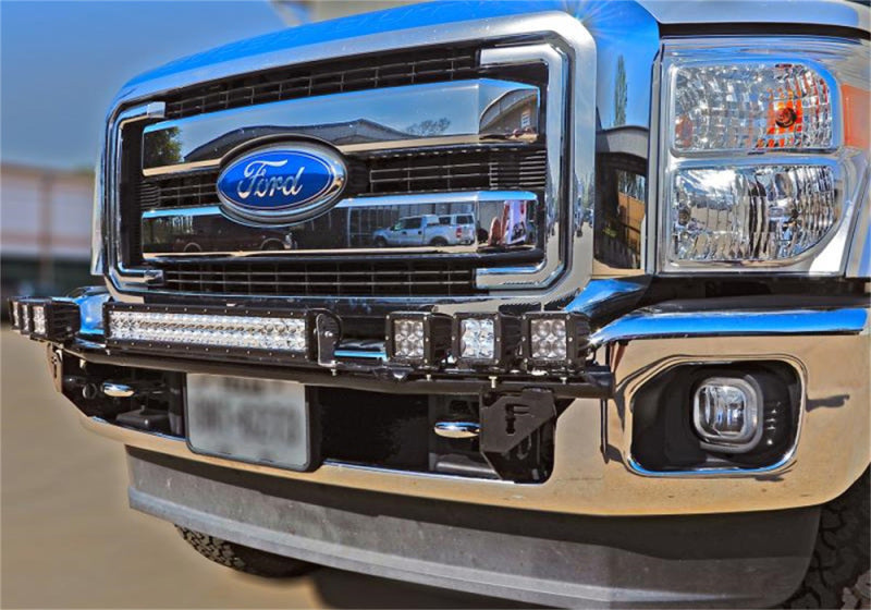 N-Fab Light Bar 99-07 Ford F250/F350 Super Duty/Excursion - Tex. Black - Multi-Mount - Mammoth Racing -