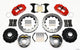 Wilwood Narrow Superlite 4R Rear P-Brk Kit 12.88in Drilled Red Chevy 12 Bolt-Spec 3.15in Brng Front - Mammoth Racing -