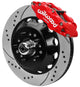 Wilwood 70-81 FBody/75-79 A&XBody Fnsl6r Frt BBK 14in D/S Rtr Red Calipers Use w/ Pro Drop Spindle - My Store
