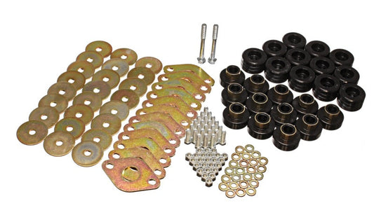 Energy Suspension Body Mount Set W/Hardware - Black - My Store
