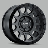 Method Mr305 NV 17x8.5 0mm Offset 5x5 94mm CB Double Black Wheel - Mammoth Racing -
