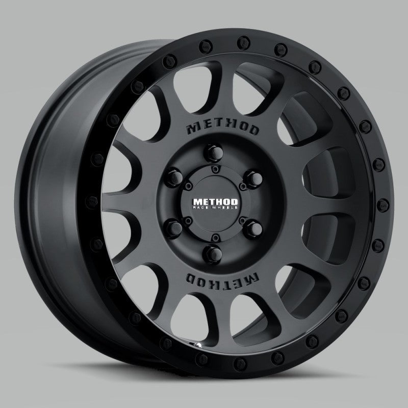 Method Mr305 NV 17x8.5 0mm Offset 6x5.5 108mm CB Double Black Wheel - Mammoth Racing -