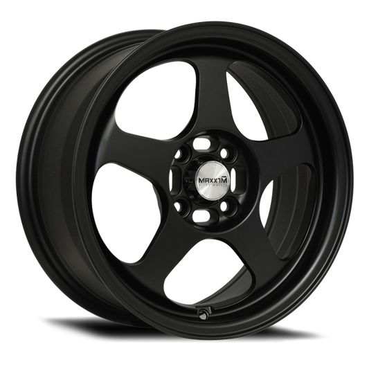 Maxxim Air 15x6.5 4x100 Et38 Matte Black - Mammoth Racing -