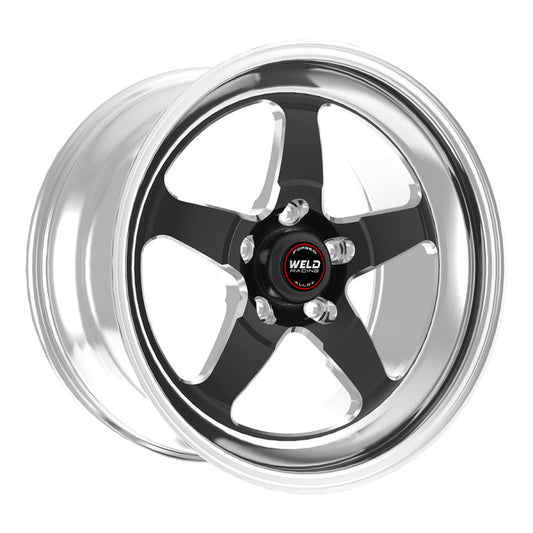 Weld S71 17x10 / 5x5mm BP / 7.2in. BS Black Wheel 3.1 ID (High Pad) - Non-Beadlock - Mammoth Racing -