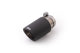 Remus Carbon 84mm Angled Titanium Internals w/Adjustable Clamp Tail Pipe (Single) - Mammoth Racing -