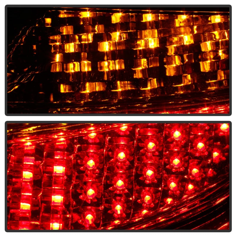 Xtune Porsche 911 996 ( Non 4S. Turbo. GT3 ) 99-04 LED Tail Lights Red Clear ALT-ON-P99699-LED-RC - Mammoth Racing -