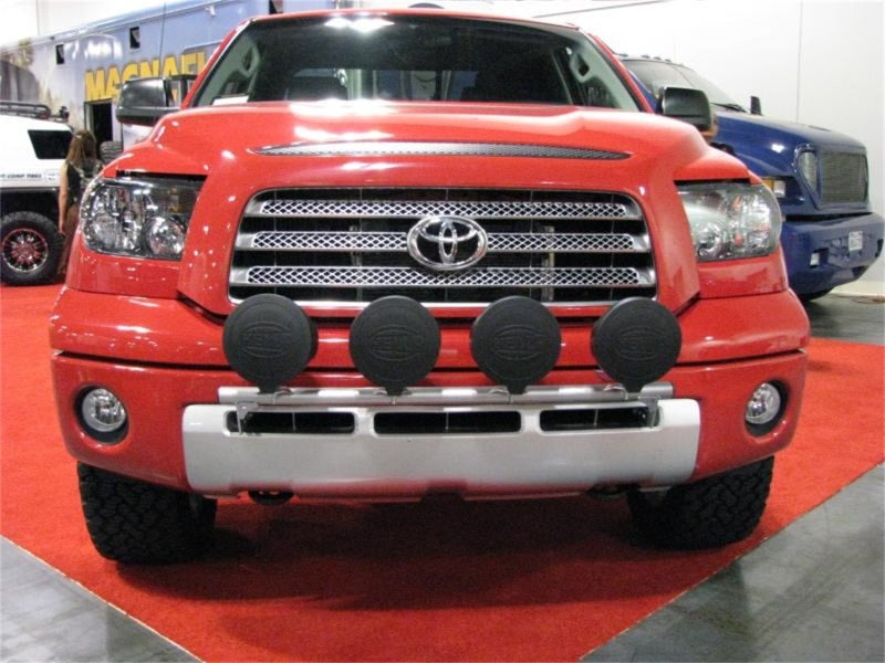 N-Fab Light Bar 07-13 Toyota Tundra - Gloss Black - Light Tabs - Mammoth Racing -