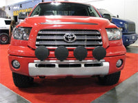 N-Fab Light Bar 07-13 Toyota Tundra - Gloss Black - Light Tabs - Mammoth Racing -