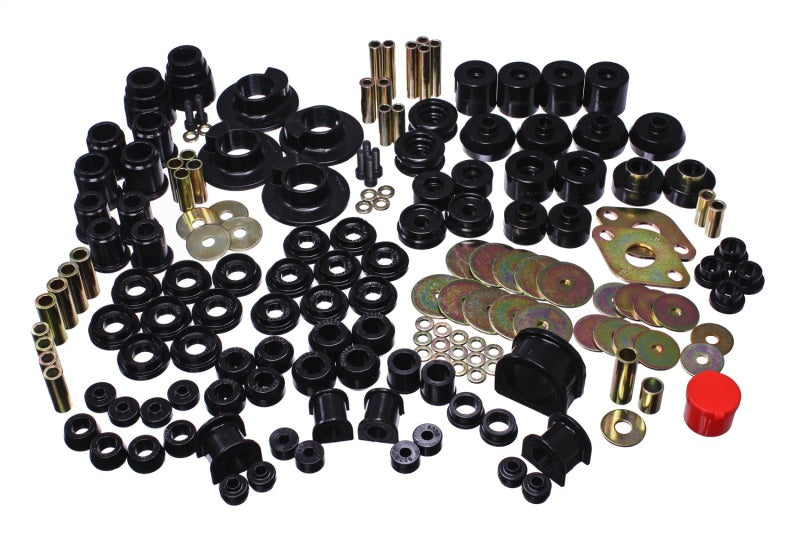 Energy Suspension 98-99 Toyota 4Runner 4WD Black Hyper-Flex Master Bushing Set - Mammoth Racing -
