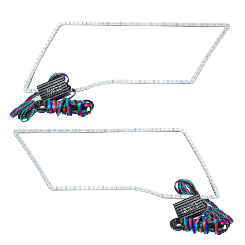 Oracle Dodge Ram Sport 09-18 LED Headlight Halo Kit - ColorSHIFT w/ 2.0 Controller - Mammoth Racing -