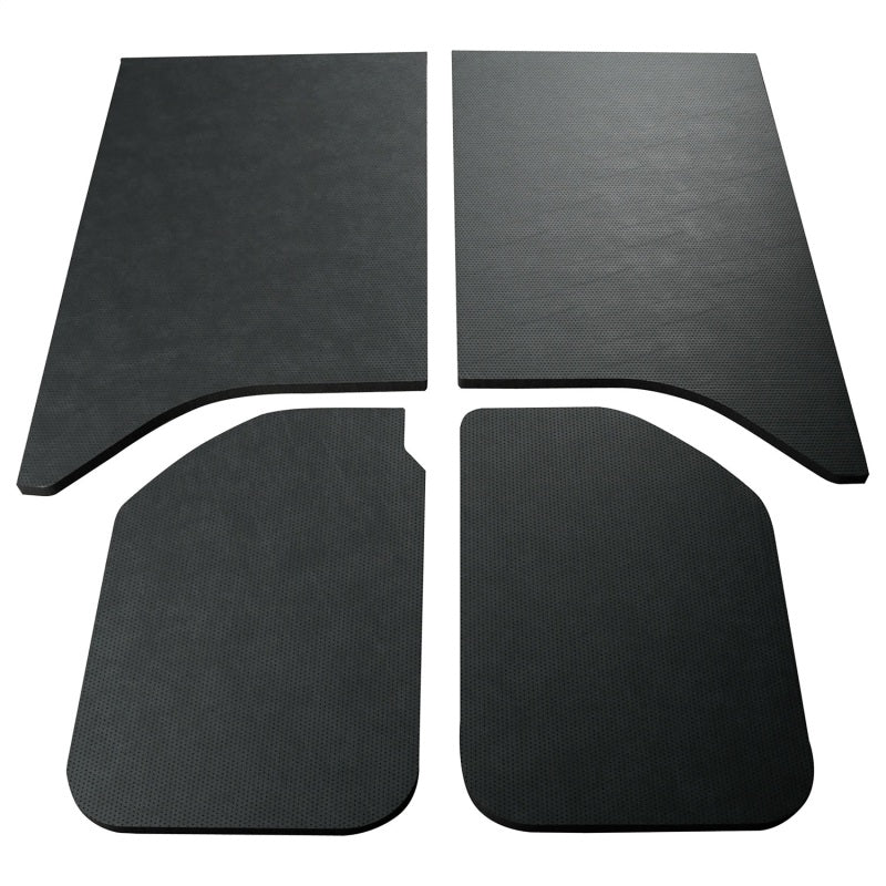 DEI 11-18 Jeep Wrangler JK 2-Door Leather Look Headliner Black 4 Piece - Mammoth Racing -