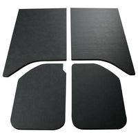 DEI 11-18 Jeep Wrangler JK 2-Door Leather Look Headliner Black 4 Piece - Mammoth Racing -
