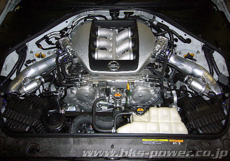 HKS 09-10 GT-R R35 SSQV4 BOV Kit Includes 2 SSQV & Polished Aluminum Pipes - Mammoth Racing -