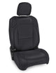 PRP 2018+ Jeep Wrangler Jlu/4 Door/Jeep Gladiator JT/ Non-Rubicon Front Seat Covers(Pair) -All Black - Mammoth Racing -