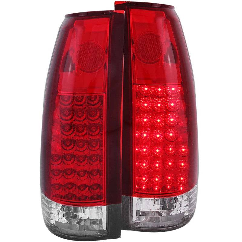 ANZO 1999-2000 Cadillac Escalade LED Taillights Red Clear G2 - My Store