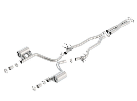 Borla 2015 Dodge Challenger SRT/392 Hemi 6.4L V8 ATAK Catback Exhaust w/ Valves Factory Bezel - My Store