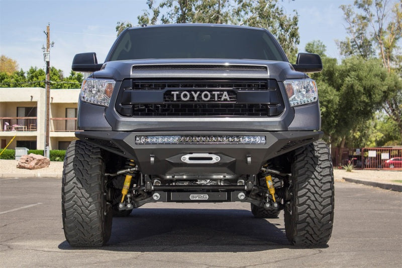 Addictive Desert Designs 2014+ Toyota Tundra Stealth Fighter Front Bumper w/Winch Mount & Sensors - My Store