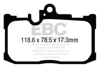 EBC 13+ Lexus GS350 3.5 F-Sport RWD Yellowstuff Front Brake Pads - My Store