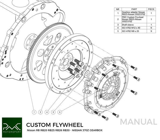 Comp Clutch Nissan 240SX / Silvia / SR20DET (5 Speed) / 350Z / 370Z Sport Style Disc