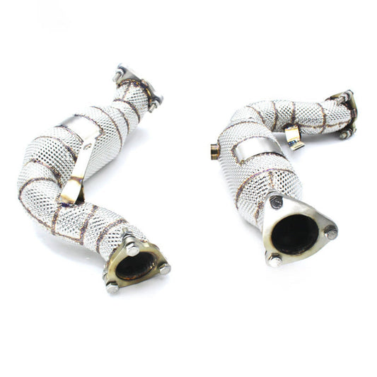 Free Flow 304 Stainless Exhaust Downpipe for Audi S4 S5 B8