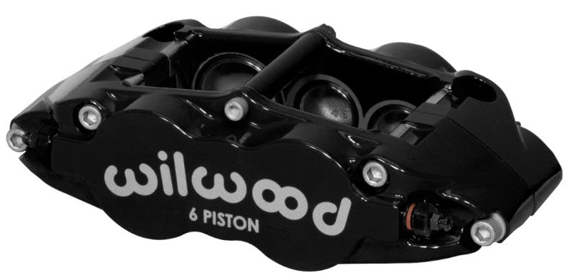 Wilwood Caliper-Narrow Superlite 6r-lh - Black 1.62/1.12/1.12in Pistons 1.10in Disc - Mammoth Racing -