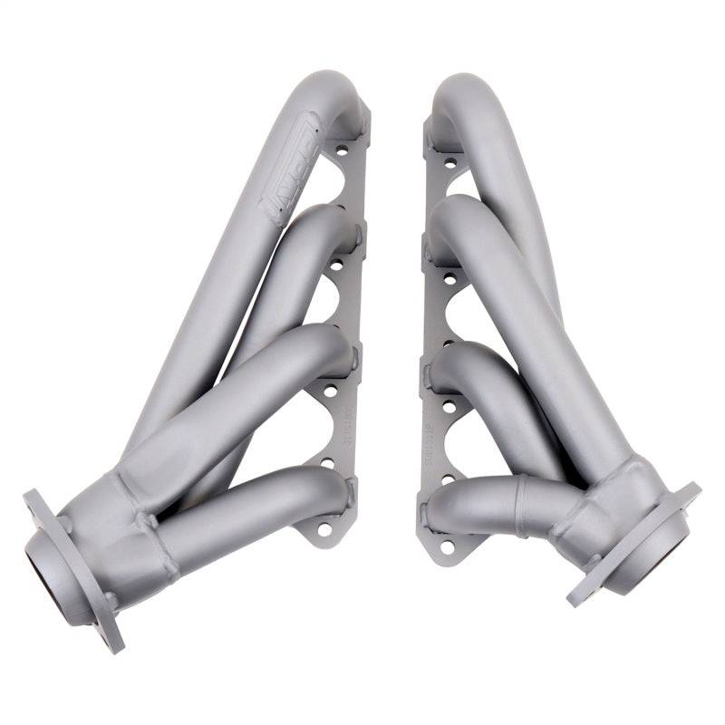 BBK 79-93 Mustang 351 Swap Shorty Unequal Length Exhaust Headers - 1-5/8 Titanium Ceramic - Mammoth Racing -