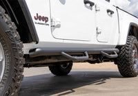 N-Fab Nerf Step 2019 Jeep Wrangler JT 4DR Truck Full Length - Tex. Black - 3in - Mammoth Racing -