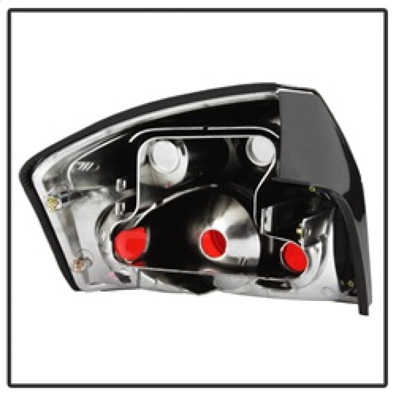 Spyder 02-05 Audi A4 (Excl Convertible/Wagon) Euro Style Tail Lights - Black (ALT-YD-AA402-BK) - Mammoth Racing -