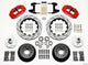 Wilwood Narrow Superlite 6R Front Hub Kit 14.00in Drill Red 74-80 Pinto/Mustang II Disc Spindle only - My Store