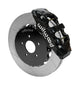 Wilwood 09-13 Nissan 370z/g37 Aero6 Big Brake Front Brake Kit - Slotted (Black) - My Store