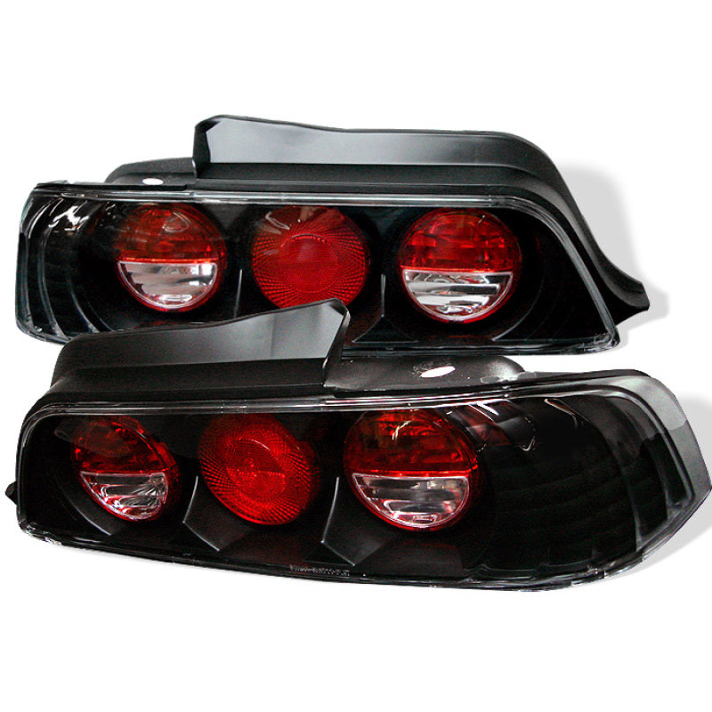 Spyder Honda Prelude 97-01 Euro Style Tail Lights Black ALT-YD-HP97-BK - Mammoth Racing -