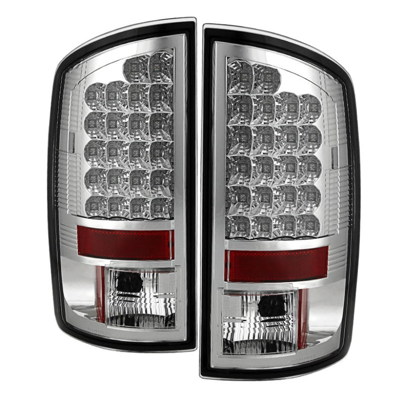 Spyder Dodge Ram 02-06 1500/Ram 2500/3500 03-06 LED Tail Light Chrome ALT-YD-DRAM02-LED-C - Mammoth Racing -